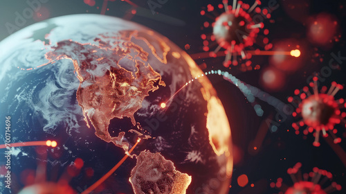 Pandemic Mosaic: Mapping the Global Unfold. Generative AI