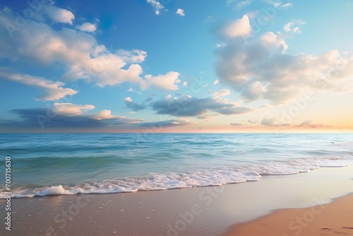 Aesthetic Seascape Serenity Coastal Beauty Artful Horizon Tranquil Waters NATURE BEECH MOUNTAIN AI