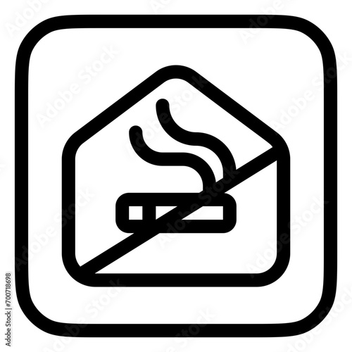 Editable no smoking room vector icon. Part of a big icon set family. Perfect for web and app interfaces, presentations, infographics, etc
