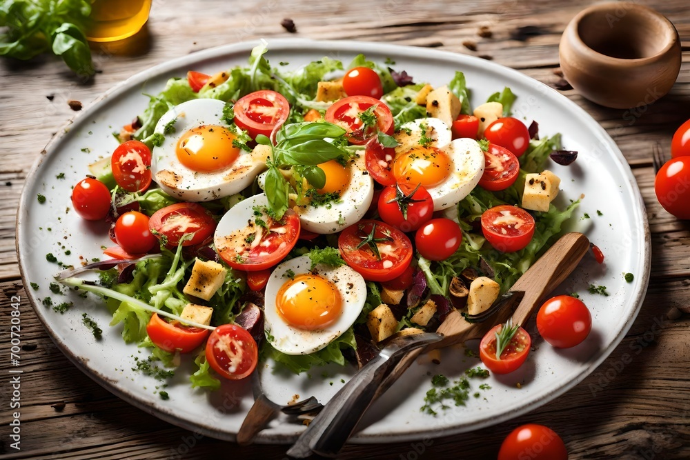 salad with tomatoes salad with tomatoes