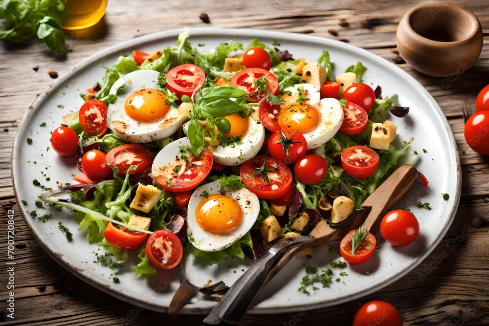 salad with tomatoes