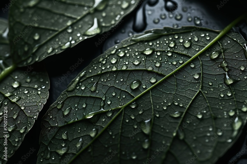 Fototapeta premium amazing leaf texture background beautiful leaves abstract background nature background made Ai