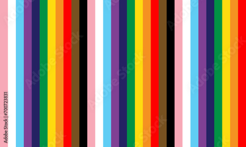 Gay pride. Pride Background with LGBTQ. Pride flag colours. Rainbow stripes background. Vector illustration for apps and websites. Vector EPS 10 photo