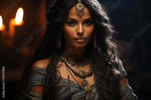 Seductive Sovereignty: The Bold Persian Princess © Andrii 