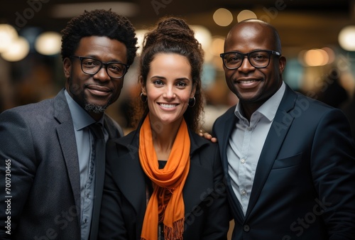 Three business owners in a boardroom