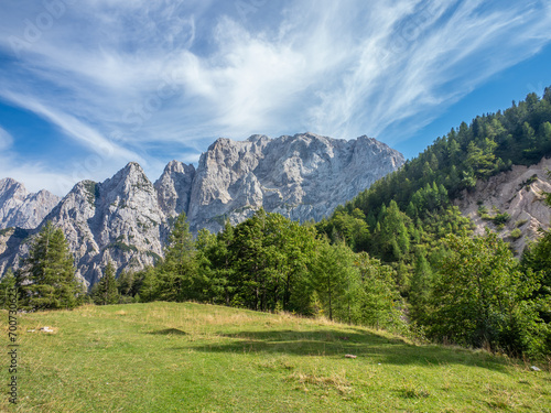 The landscape in Alps, Slovenia