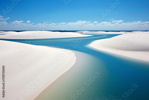 The Lencois Maranhenses, Brazil, surreal sand dunes and freshwater lagoons - Travel to unique landscapes, views from above