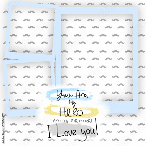 you are my hero photo collage for your father