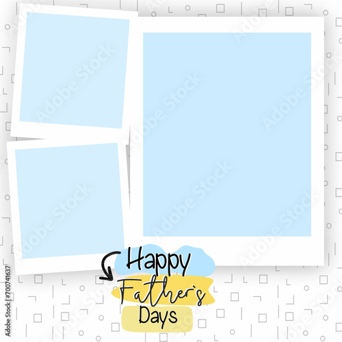 happy fathers day photo collage