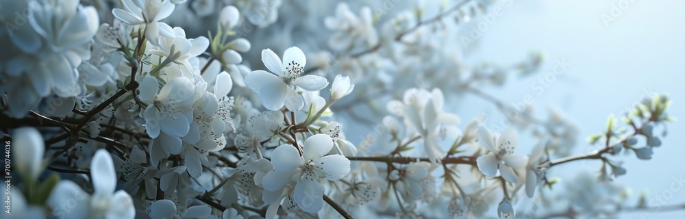 a background of white flowers on a blue background a background of white flowers on a blue background