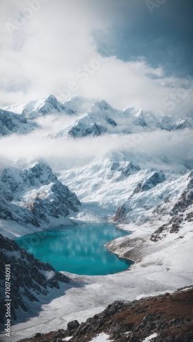 Snowy mountains © Kirill