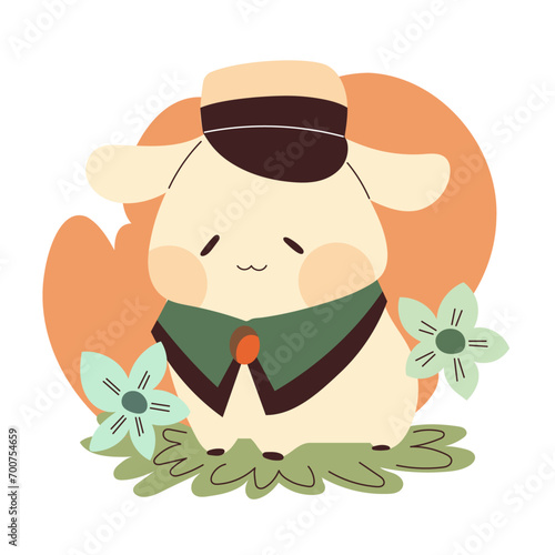 Little cute sheep