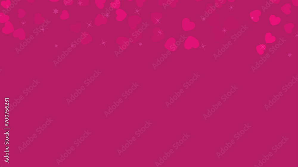 Romantic Pink Hearts and Stars Gradient Background Romantic Pink Hearts and Stars Gradient Background