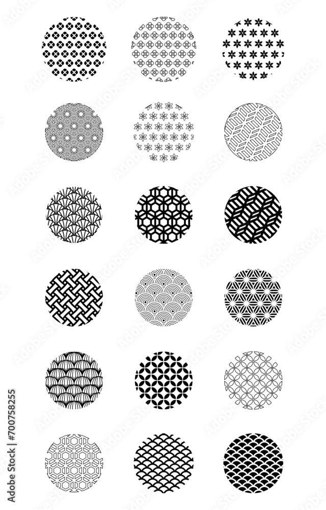 Set of Traditional Chinese decorative round. Chinese symbol for Chinese new year or other festival. vector illustration Set of Traditional Chinese decorative round. Chinese symbol for Chinese new year or other festival. vector illustration