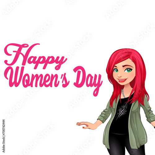 happy woman's day 2024 woman's day background photo