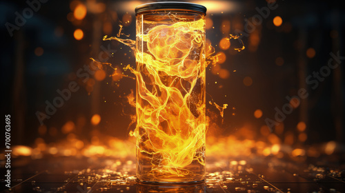 unleashing radiant energy from the jar