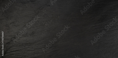 Black Stone Texture Background, Food Slate Pattern, Slab Surface Mockup, Plate Stone Banner, Chalkboard