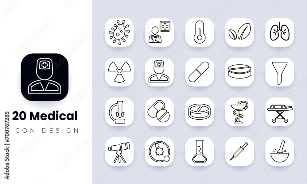 Medical and Health symbols Medical and Health symbols