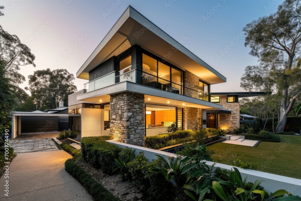 Contemporary Suburban Residence - Modern Architecture, Spacious Design, Luxury Living