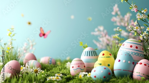 Wallpaper Mural easter poster template with large copy space for text Torontodigital.ca