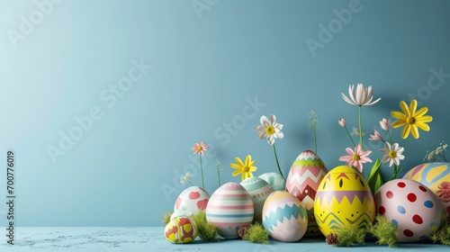 easter poster template with large copy space for text