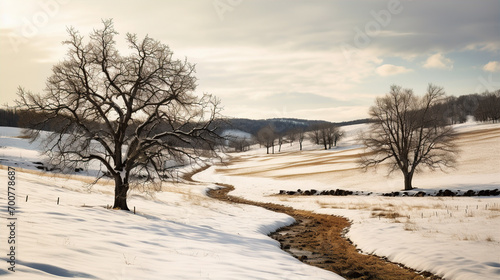 End of Winter: Emergence of Spring