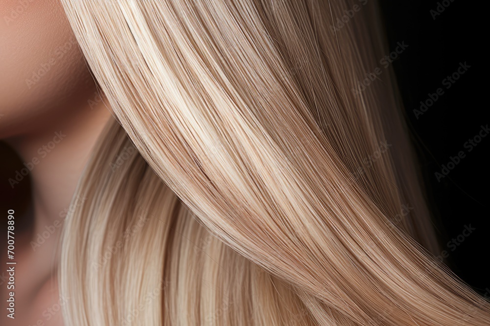 Fototapeta premium Woman with elegant long shiny hair