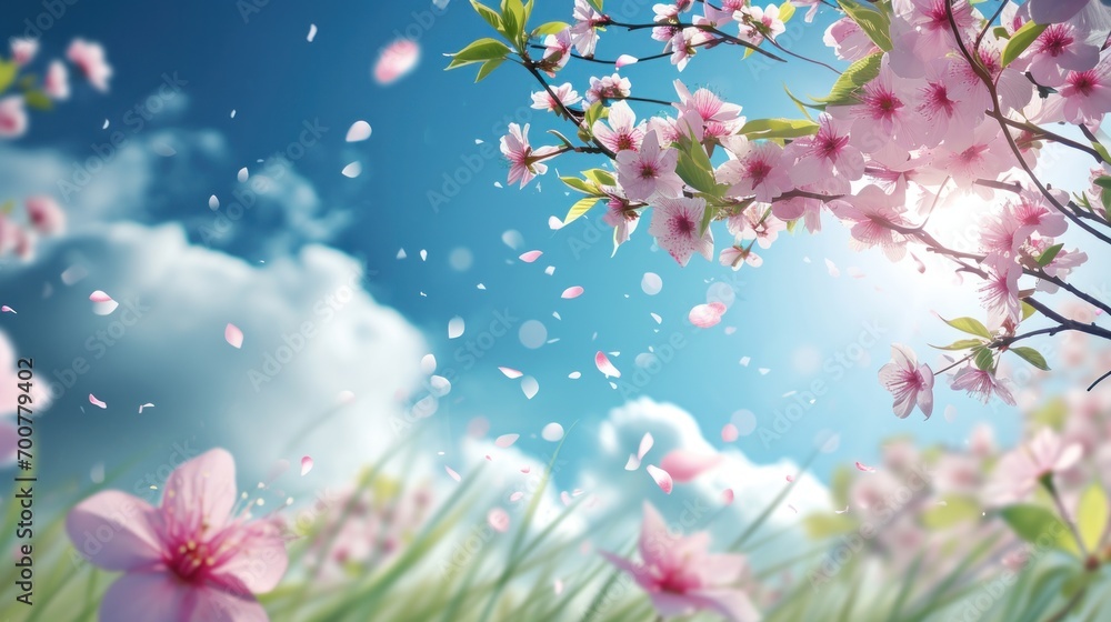 spring poster template with large copy space for text spring poster template with large copy space for text