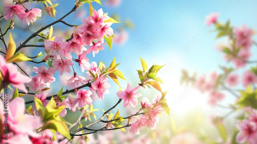 spring poster template with large copy space for text spring poster template with large copy space for text