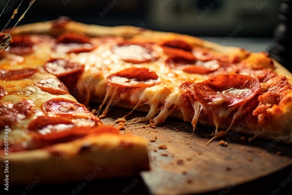 Pepperoni Pizza Pull with a cheesy twist.