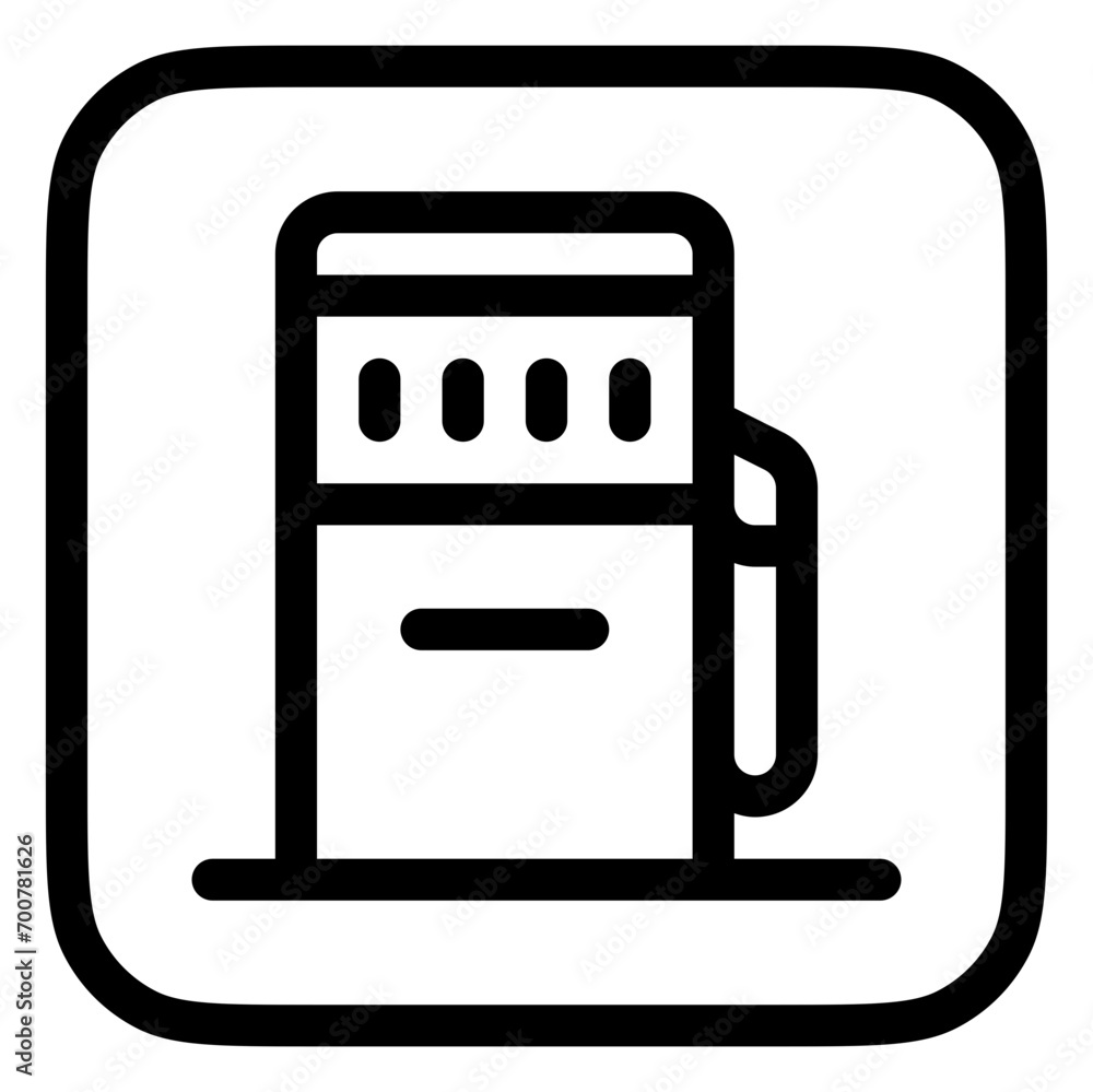 Editable gas station vector icon. Part of a big icon set family. Perfect for web and app interfaces, presentations, infographics, etc Editable gas station vector icon. Part of a big icon set family. Perfect for web and app interfaces, presentations, infographics, etc