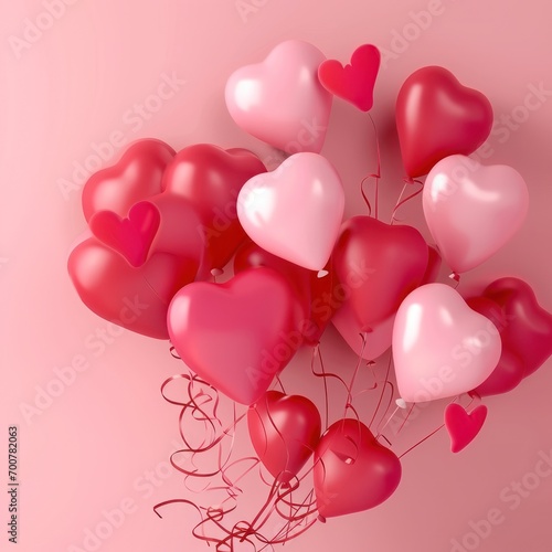 valentine's day poster template with large copy space for text