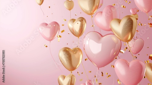 valentine's day poster template with large copy space for text