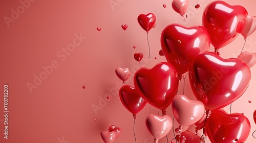 valentine's day poster template with large copy space for text