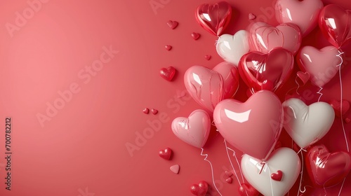 valentine's day poster template with large copy space for text