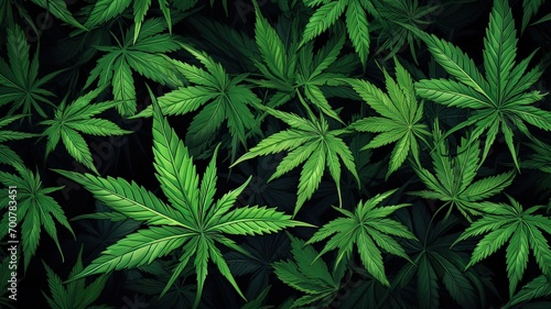 Cannabis Background Art
