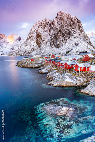 Norway fishing huts Lofoten © Christian
