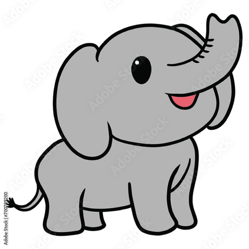 Cute Cartoon Elephant