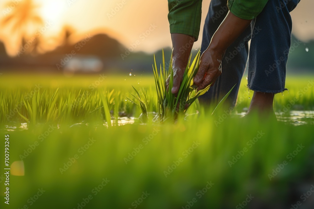 people harvest rice people harvest rice