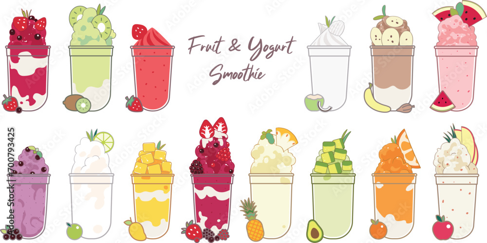 Fruit & Yogurt Smoothie Set Fruit & Yogurt Smoothie Set