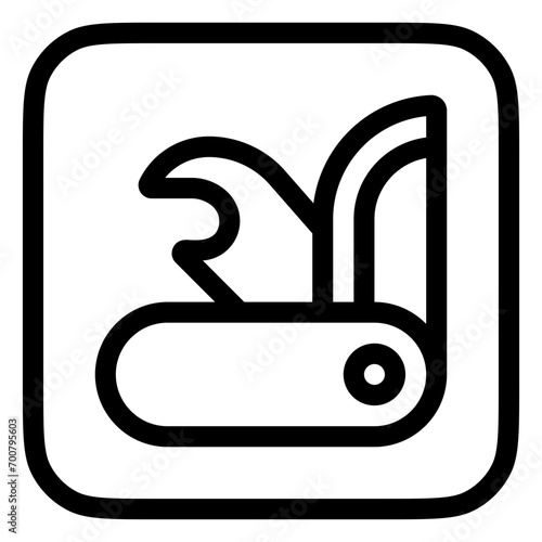 Editable multitool vector icon. Part of a big icon set family. Perfect for web and app interfaces, presentations, infographics, etc