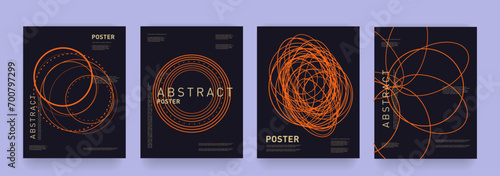 Set Creativity Geometric Circle with Chaos Rings, Digital Point. Abstract Tech Futuristic Background in 80s-90s for Promo, Banner, Poster, Card, Cover. 3d Pattern Vector Illustration.
