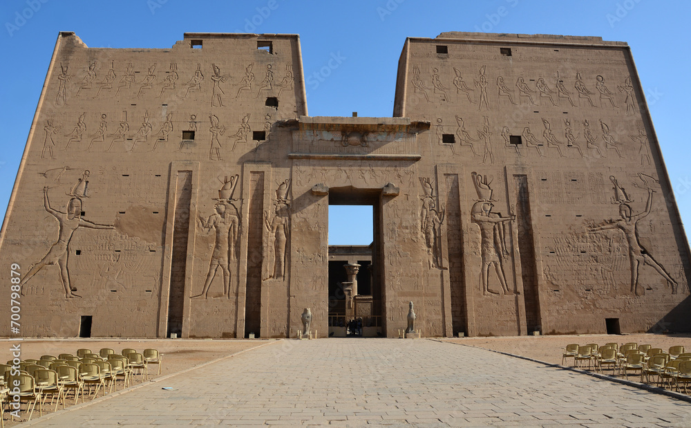Tempel von Edfu am Nil, Ägypten