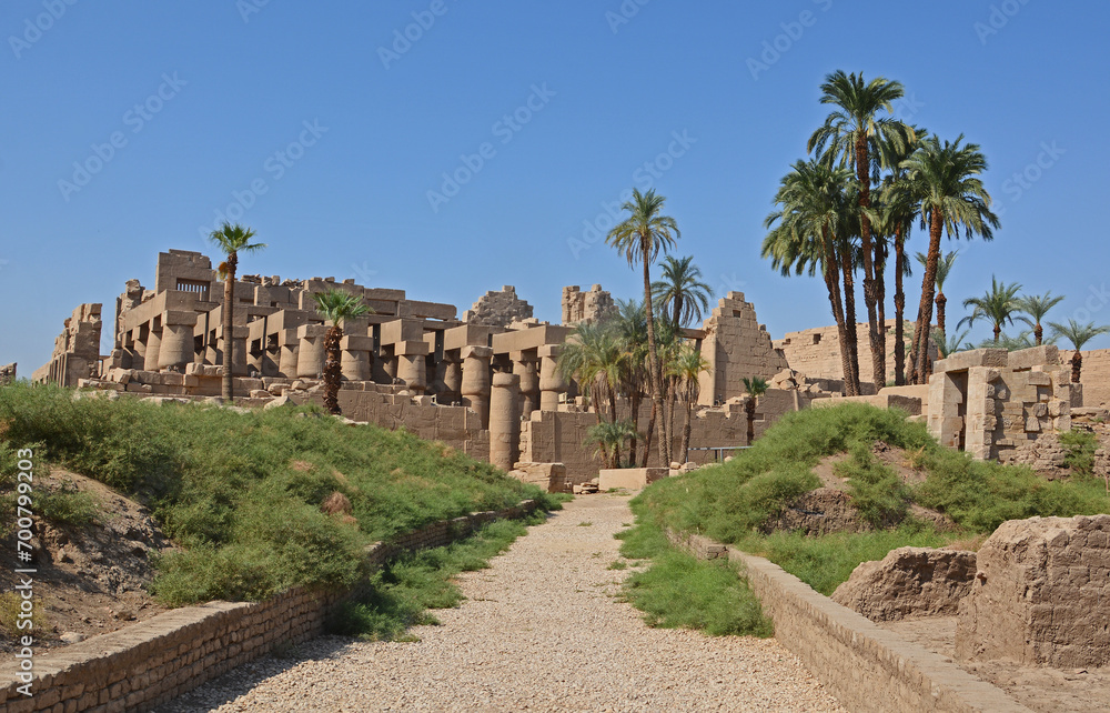 Fototapeta premium Karnak-Tempel, Luxor, Ägypten
