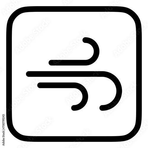 Editable blowing wind vector icon. Part of a big icon set family. Perfect for web and app interfaces, presentations, infographics, etc