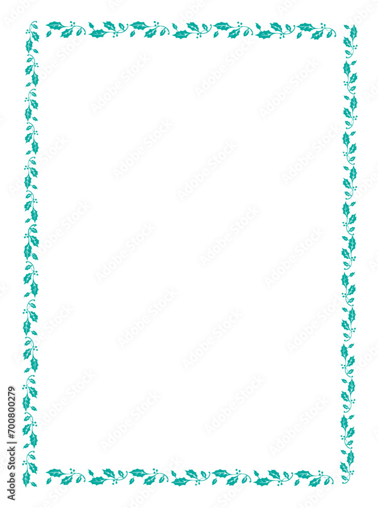 Green Vector floral leaves frame for your text and picture, frame with floral leaves ornament vector illustration Green Vector floral leaves frame for your text and picture, frame with floral leaves ornament vector illustration
