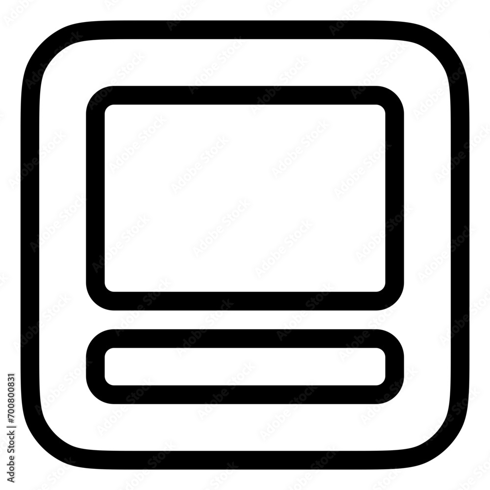 Editable vector image thumbnail and description icon. Part of a big icon set family. Perfect for web and app interfaces, presentations, infographics, etc Editable vector image thumbnail and description icon. Part of a big icon set family. Perfect for web and app interfaces, presentations, infographics, etc