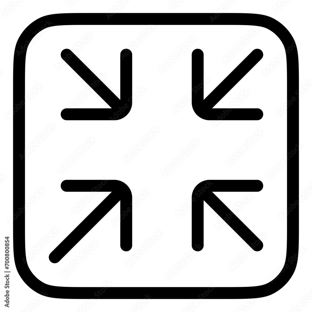Editable vector exit full screen icon. Part of a big icon set family. Perfect for web and app interfaces, presentations, infographics, etc Editable vector exit full screen icon. Part of a big icon set family. Perfect for web and app interfaces, presentations, infographics, etc