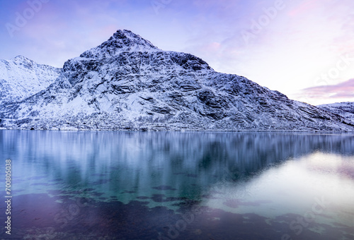 Photography snow covered mountains