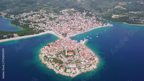 Drone footage of Dubrovnik Aerial and Primosten. photo